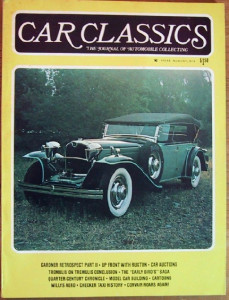 CAR CLASSICS 1974 AUG Vol6 #4 - HOT CORVAIRS, RUXTON